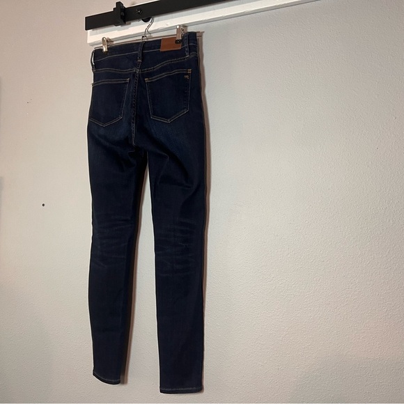 Madewell 9” High-Rise Skinny Jeans Size 26 Dark Wash - Picture 10 of 13